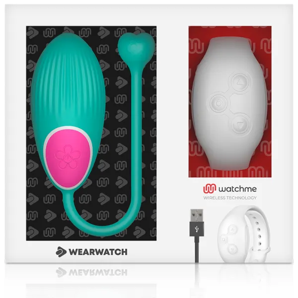Egg mit Fernbedienung Watchme Technologie Meerwasser / Schnee von Wearwatch | Fesselliebe.de