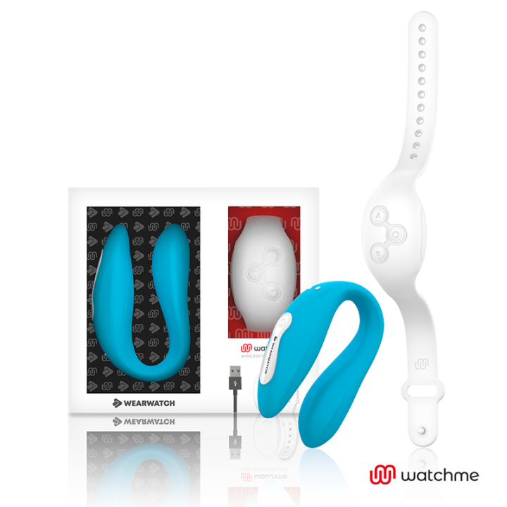 Watchme Dual Technology Vibrator Indigo/Snow von Wearwatch | Fesselliebe.de