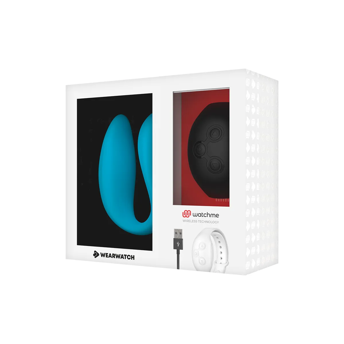 Watchme Dual Technology Vibrator Indigo / Jet von Wearwatch | Fesselliebe.de