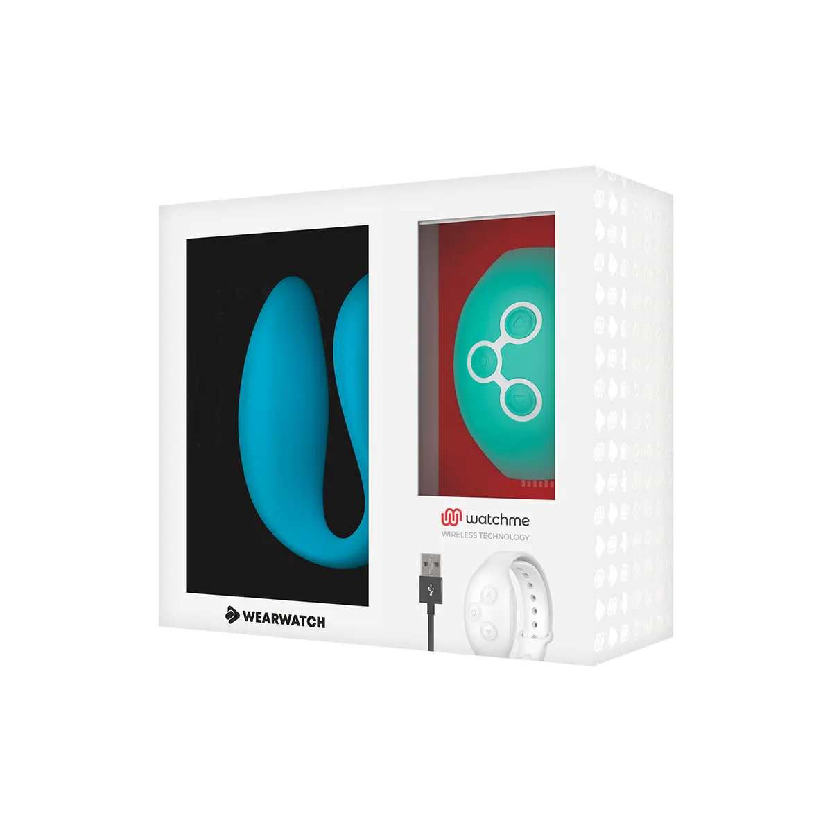 Dual-Technologie-Watchme-Vibrator Indigo/Meerwasser von Wearwatch | Fesselliebe.de