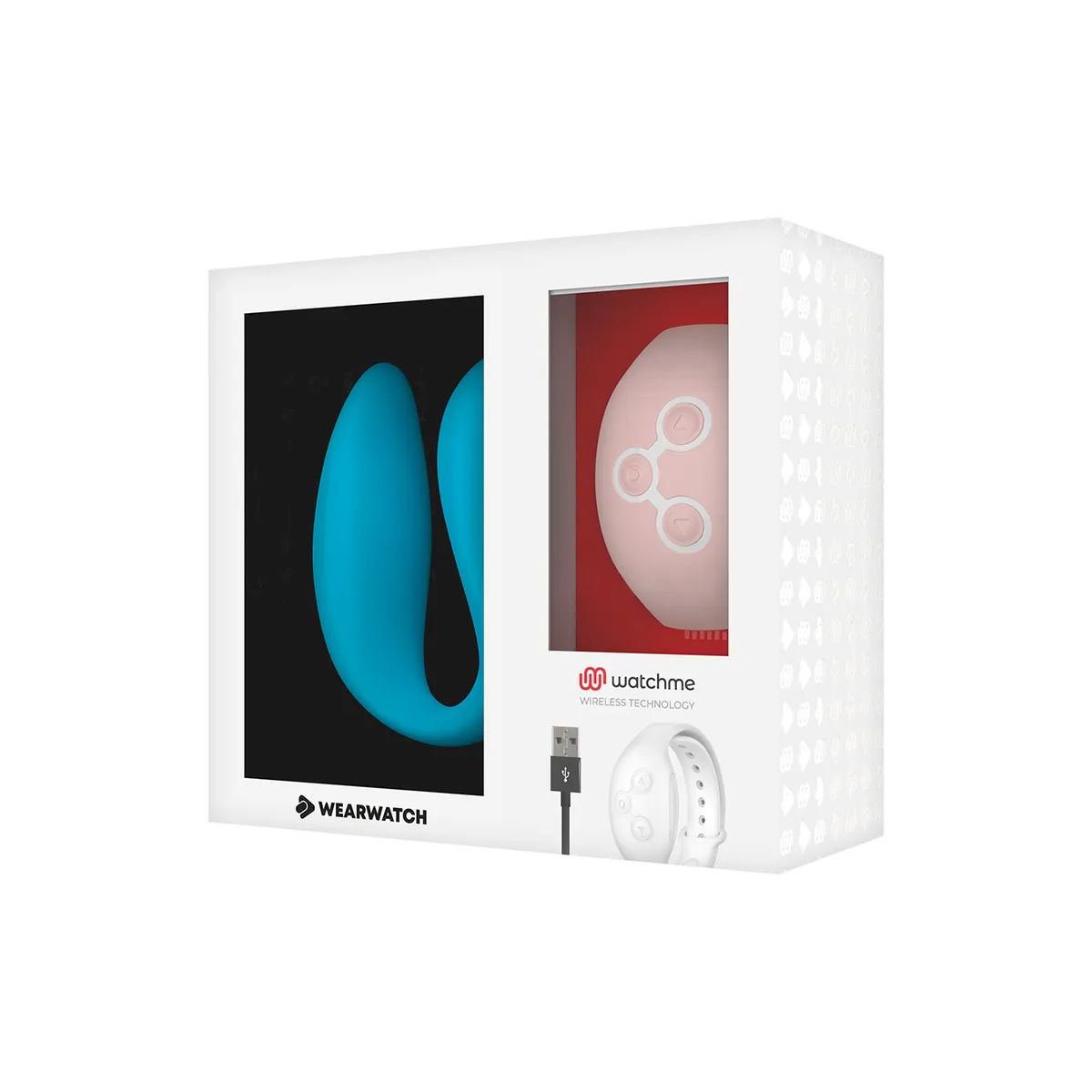 Watchme Dual Technology Vibrator Indigo / Pink von Wearwatch | Fesselliebe.de