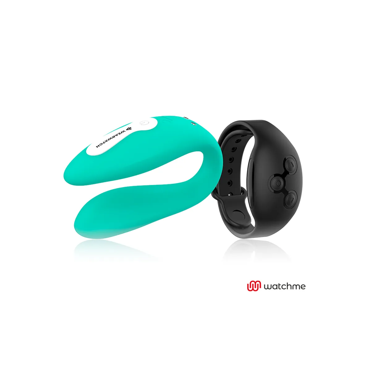 Dual-Technologie Vibrator Watchme Aquamarine / Jet von Wearwatch | Fesselliebe.de