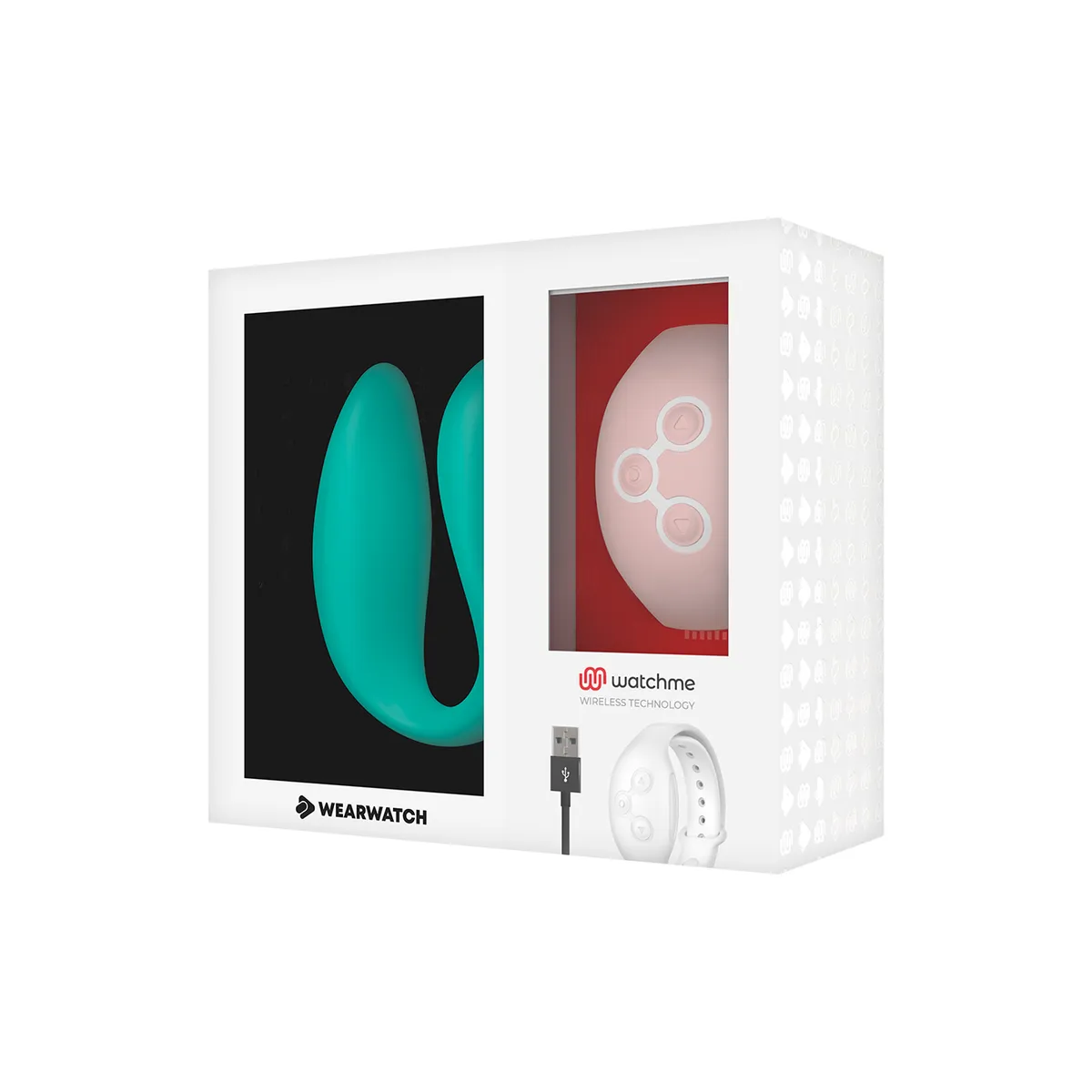 Watchme Dual Technology Vibrator Meerwasser / Rosa von Wearwatch | Fesselliebe.de