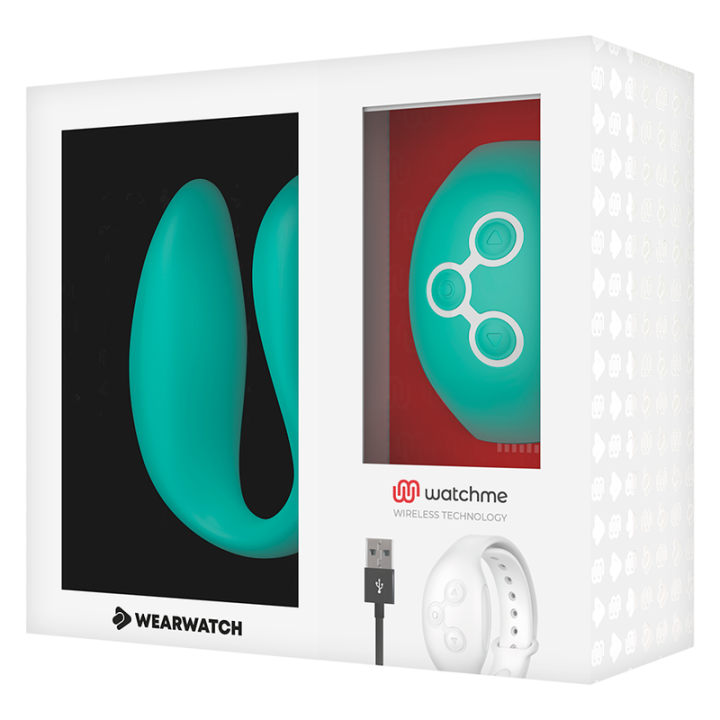 Dual-Technologie Watchme Hellgrüner Vibrator von Wearwatch | Fesselliebe.de
