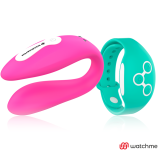 Dual-Technologie-Watchme-Vibrator Fuchsia / Meerwasser von Wearwatch | Fesselliebe.de