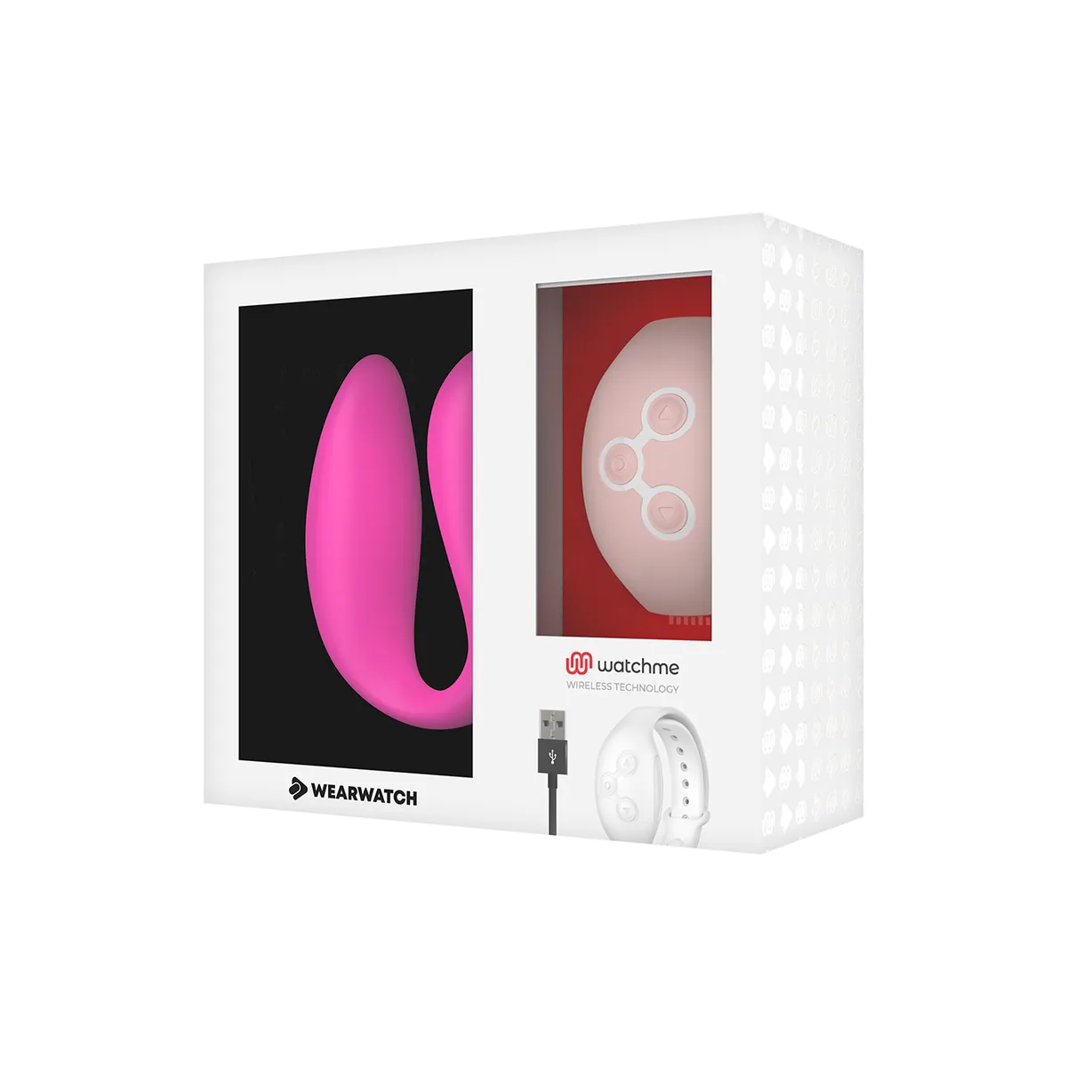 Watchme Dual Technology Vibrator Fuchsia / Pink von Wearwatch | Fesselliebe.de