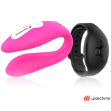Watchme Dual Technology Vibrator Fuchsia/Azabache von Wearwatch | Fesselliebe.de