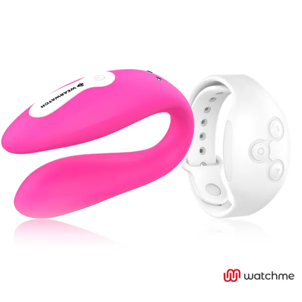 Watchme Dual Technology Vibrator Fuchsia / Snow von Wearwatch | Fesselliebe.de