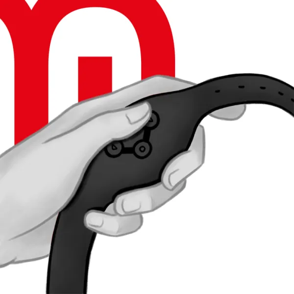 Wireless-Technologie-Uhr Pechschwarz von Watchme | Fesselliebe.de