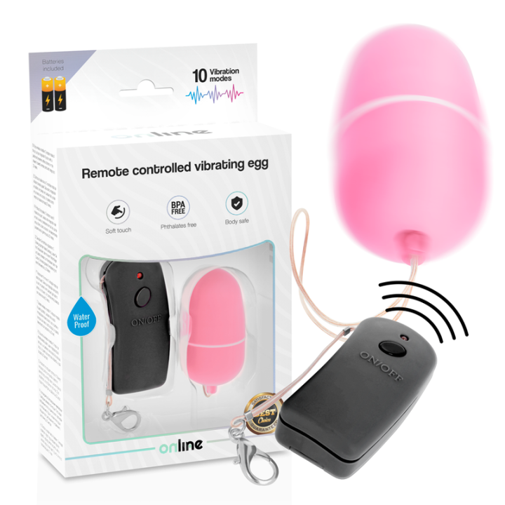 Vibrierendes Ei mit Rosa mit Fernbedienung von Online | Fesselliebe.de