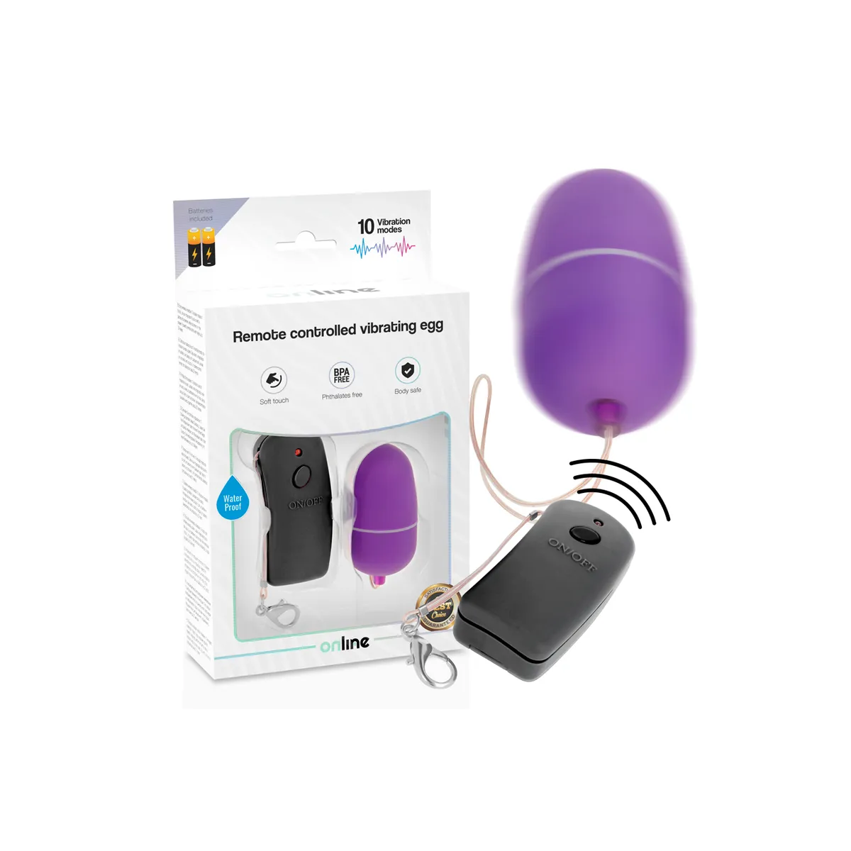 Vibrierendes Ei mit Flieder mit Fernbedienung von Online | Fesselliebe.de