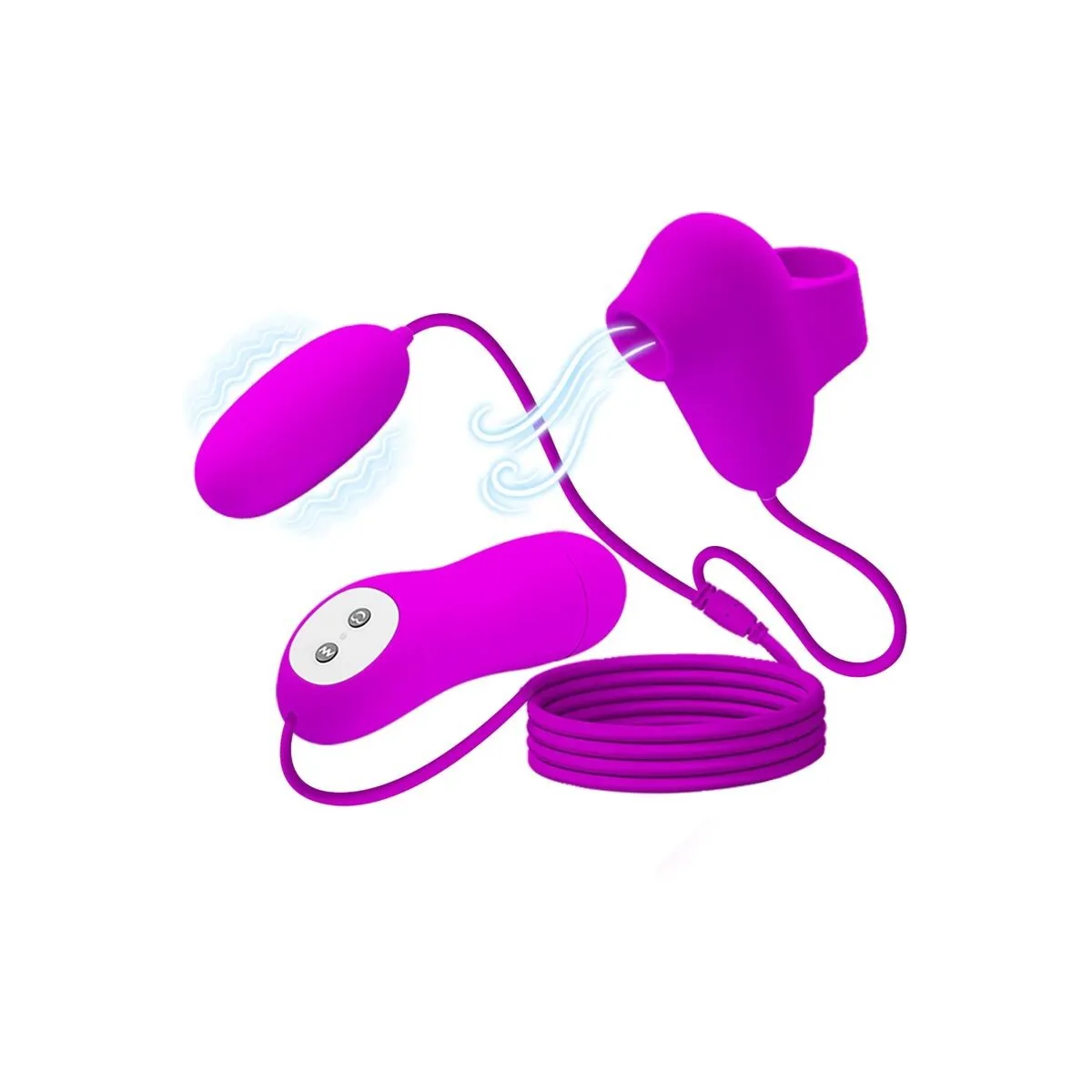 Vibrierendes Bullet und Saugnapf von Pretty Love | Fesselliebe.de