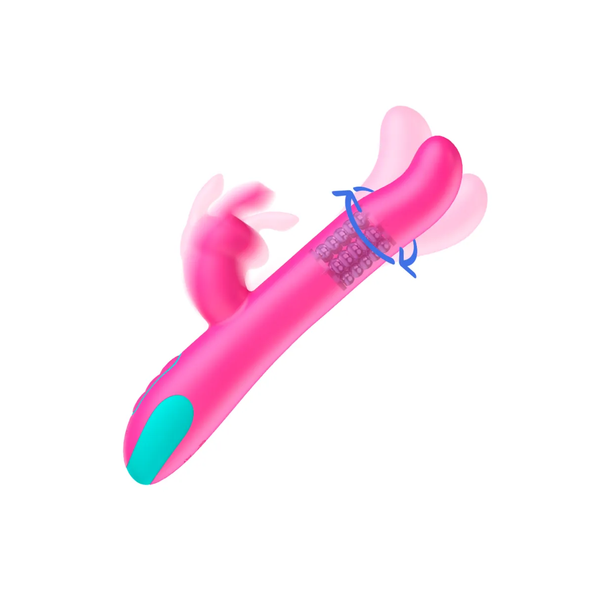 Pluto Rabbit Vibrator & Rotator Watchme Wireless Technologie Kompatibel von Happy Loky | Fesselliebe.de