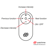 Universal Control mit Fernbedienung Schwarz von Watchme | Fesselliebe.de