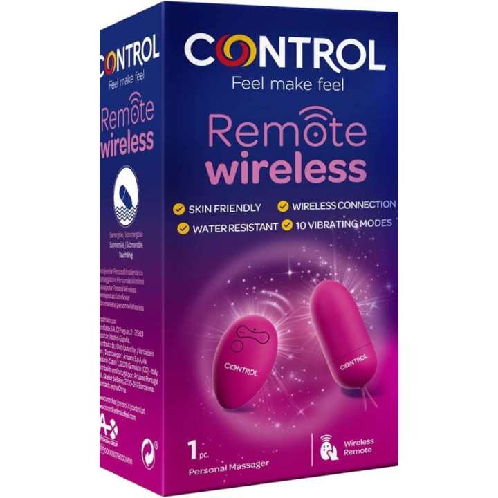 Persönliches Massager mit Drahtloser mit Fernbedienung von Control Toys | Fesselliebe.de