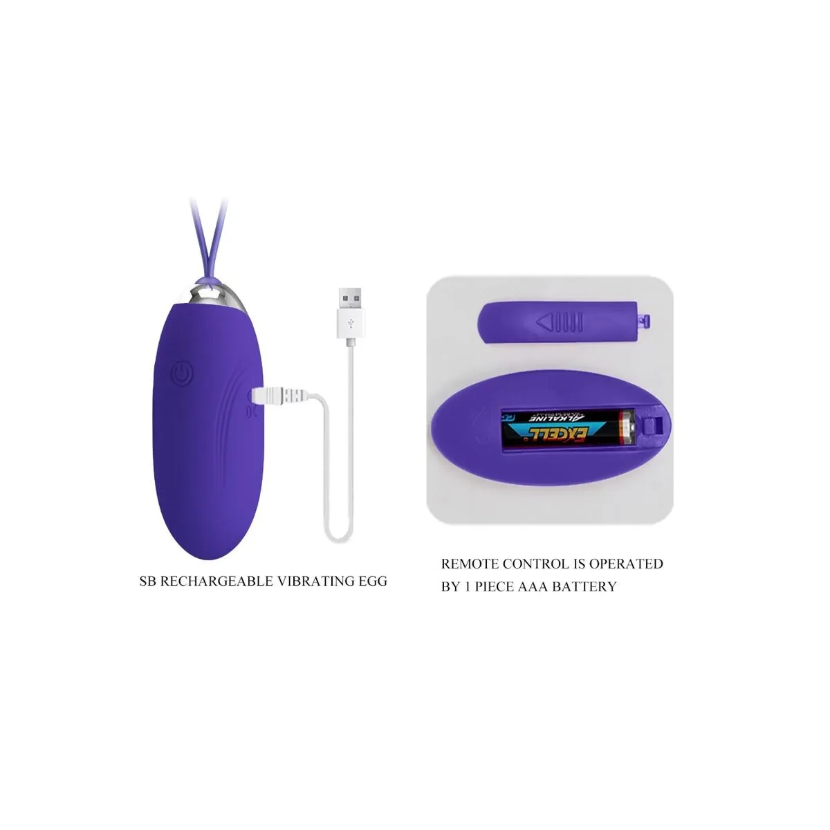 Jenny Youth Verletzt Egg mit Fernbedienung Violett von Pretty Love Youth | Fesselliebe.de