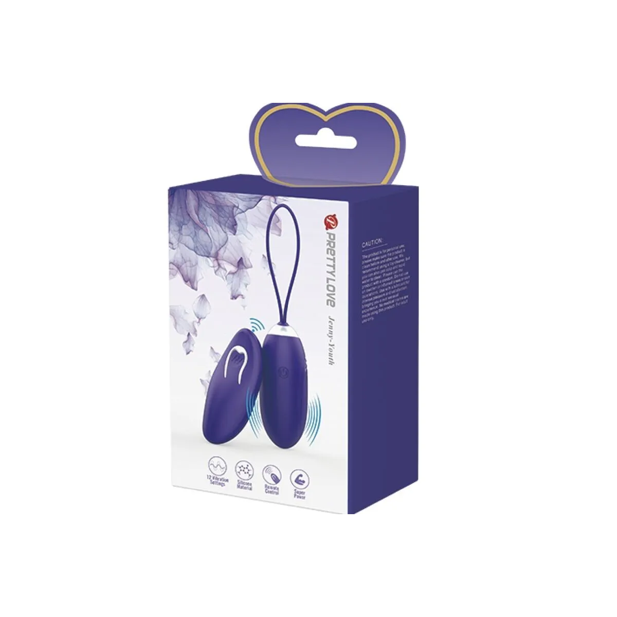 Jenny Youth Verletzt Egg mit Fernbedienung Violett von Pretty Love Youth | Fesselliebe.de