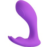 Idabelle Vibration & Pulsation mit Fernbedienung Violett von Pretty Love Bottom | Fesselliebe.de