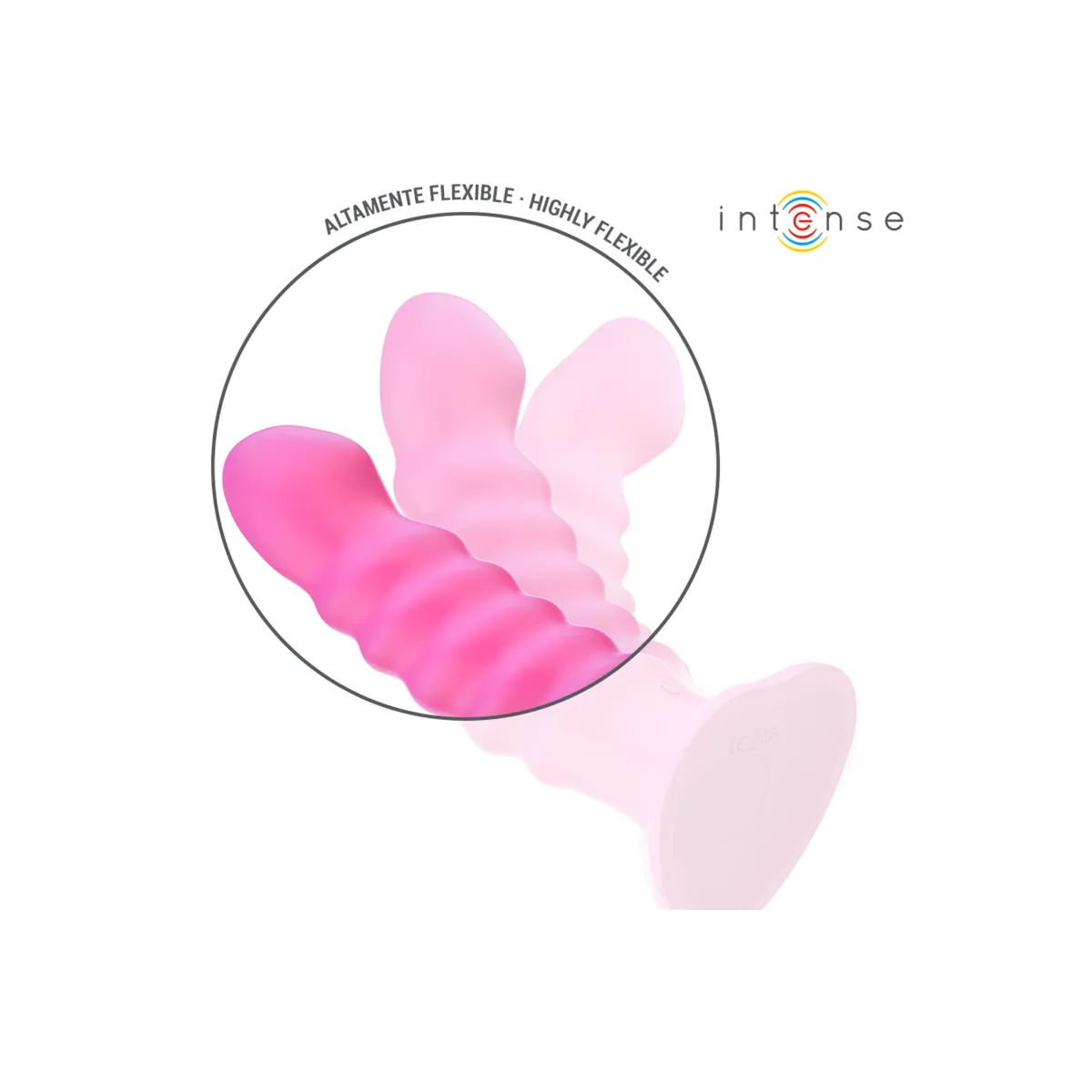 Cindy Vibrator Grösse L Spiralendesign 10 Vibrationen Rosa mit Fernbedienung von Intense Fun | Fesselliebe.de