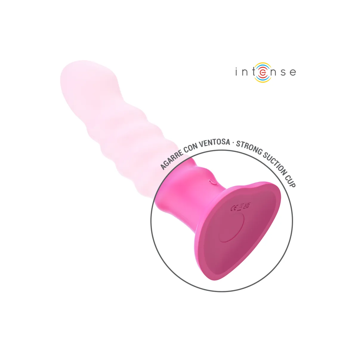 Cindy Vibrator Grösse L Spiralendesign 10 Vibrationen Rosa mit Fernbedienung von Intense Fun | Fesselliebe.de