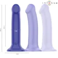 Victoria Vibrator mit Saugnapf 10 Vibrationen Dunkelblau mit Fernbedienung von Intense Fun