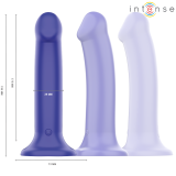 Victoria Vibrator mit Saugnapf 10 Vibrationen Dunkelblau mit Fernbedienung von Intense Fun | Fesselliebe.de