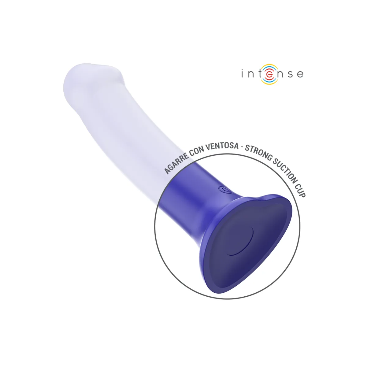 Victoria Vibrator mit Saugnapf 10 Vibrationen Dunkelblau mit Fernbedienung von Intense Fun | Fesselliebe.de