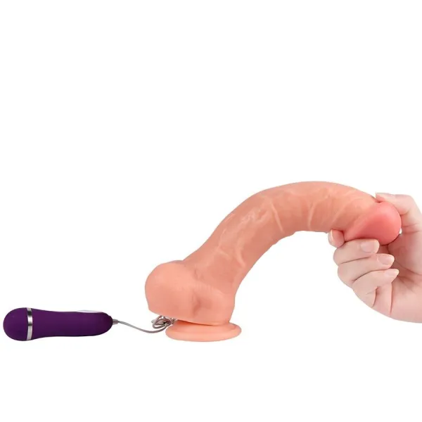 Apolo Vibratordildo mit Fernbedienung 24,5 cm von Shequ | Fesselliebe.de