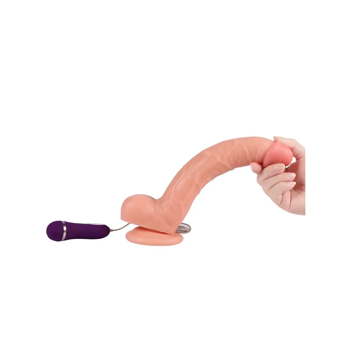 Optimus Vibrierender Dildo mit Fernbedienung 28 cm von Shequ | Fesselliebe.de
