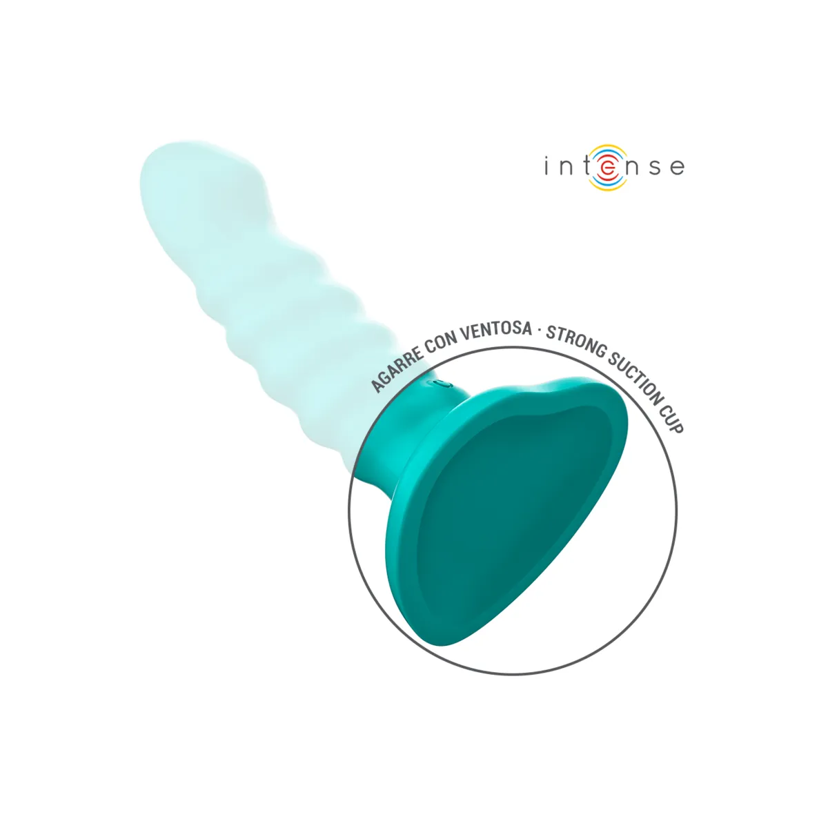 Buffy Vibrator Grösse S Spirale Design 10 Vibrationen Blau mit Fernbedienung von Intense Fun | Fesselliebe.de