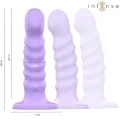 Brenda Vibrator Grösse M Spiralendesign 10 Vibrationen Lila mit Fernbedienung von Intense Fun