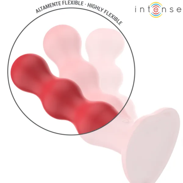 Cody Vibrator mit Saugnäpfen Rote mit Fernbedienung von Intense Fun | Fesselliebe.de