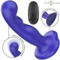 Shorty Vibrator mit Saugnäpfen Blau mit Fernbedienung von Intense Fun
