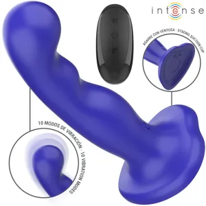 Shorty Vibrator mit Saugnäpfen Blau mit Fernbedienung von Intense Fun