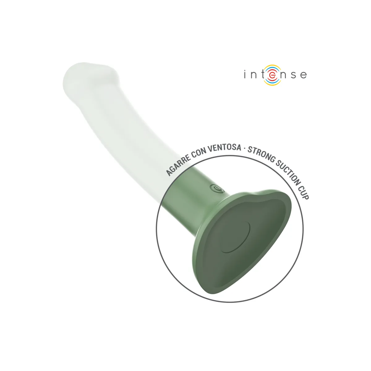 Becca Vibrator mit Saugnapf 10 Vibrationen Grüne mit Fernbedienung von Intense Fun | Fesselliebe.de