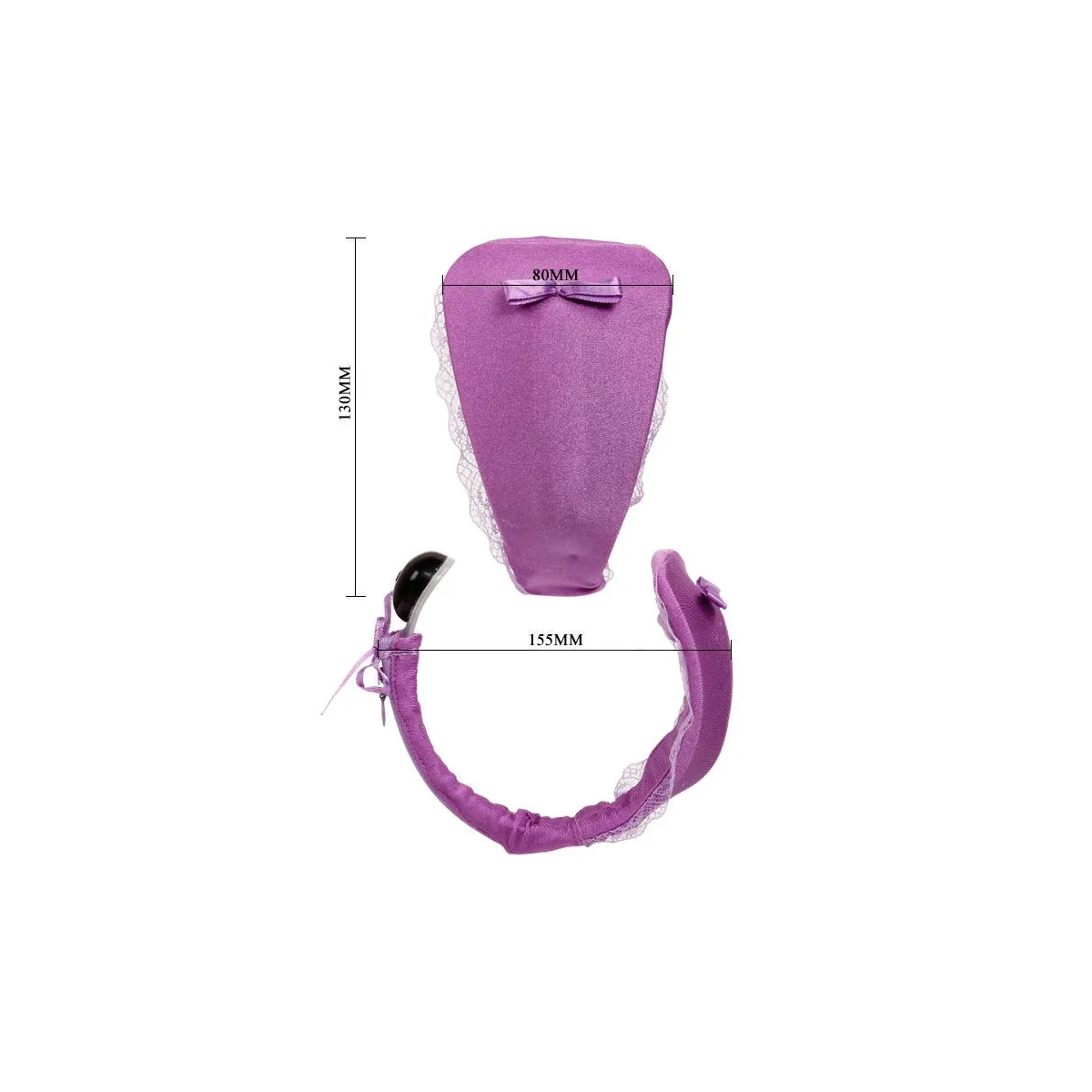 Tanga mit Vibrator mit Flieder mit Fernbedienung von Baile Stimulating | Fesselliebe.de