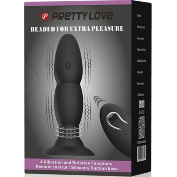Plug Vibrator und Rotation Durch mit Fernbedienung von Pretty Love Bottom | Fesselliebe.de