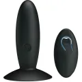 Wiederaufladbarer Analplug mit Vibration und Kontrolle von Pretty Love Bottom