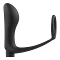 Penisring mit Fernbedienung Analplug Schwarz wiederaufladbar von Addicted Toys