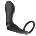 Penisring mit Fernbedienung Analplug Schwarz wiederaufladbar von Addicted Toys