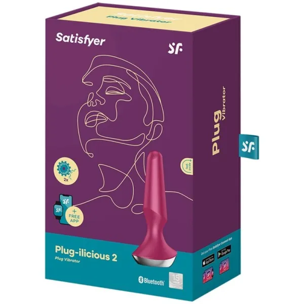 Plug Ilicious 2 Plug Vibrator Beere von Satisfyer Connect | Fesselliebe.de