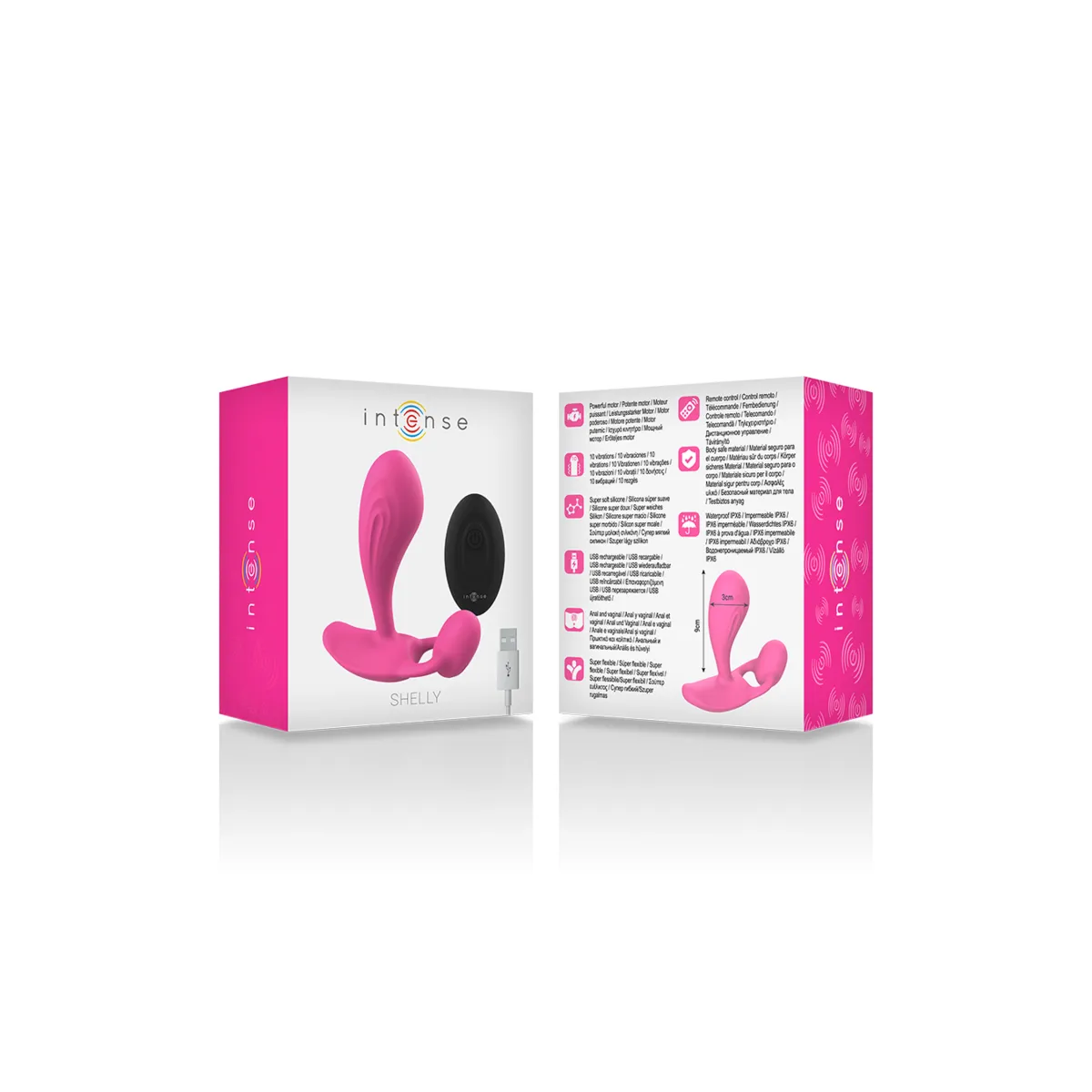 Shelly Plug Anal mit Fernbedienung Rosa von Intense Anal Toys | Fesselliebe.de