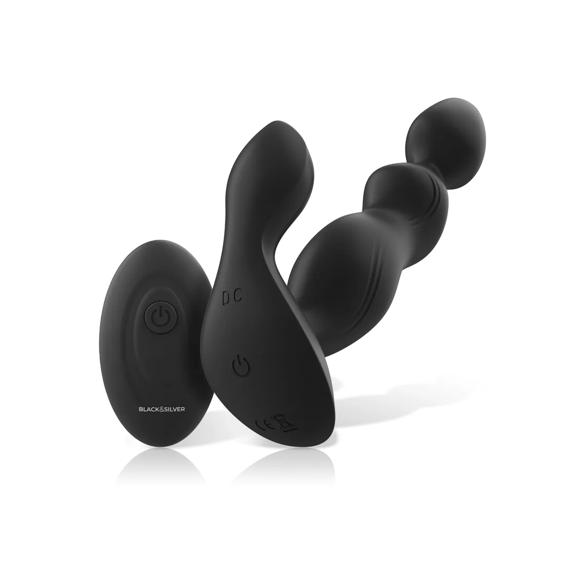 Cora Anal Plug Silikon mit Fernbedienung von Black&Silver | Fesselliebe.de