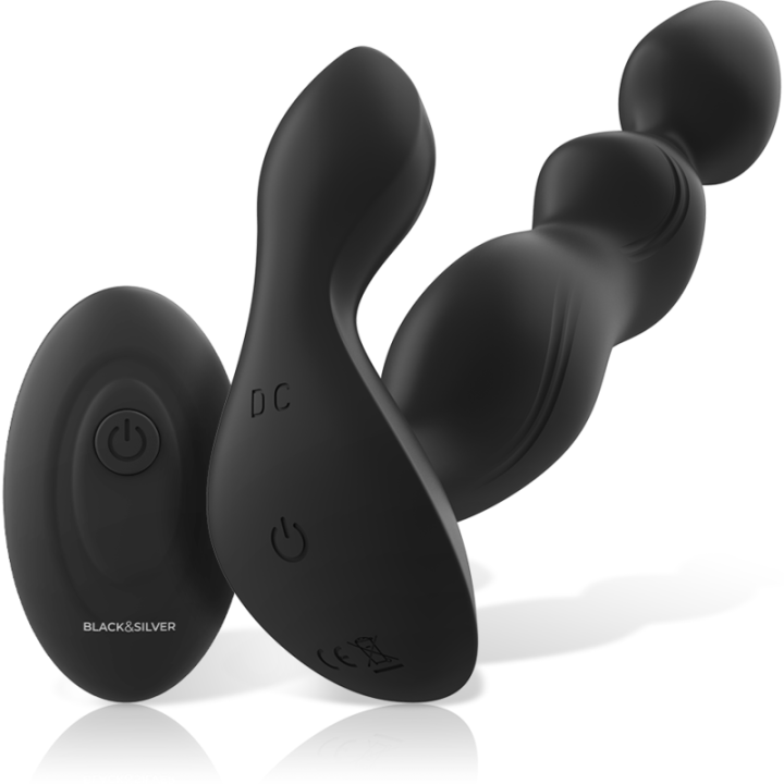 Cora Anal Plug Silikon mit Fernbedienung von Black&Silver | Fesselliebe.de