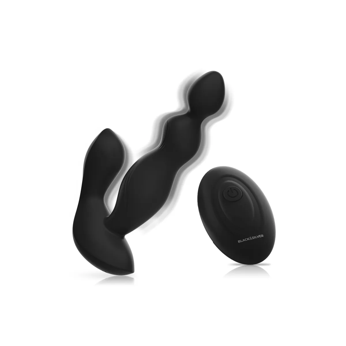 Cora Anal Plug Silikon mit Fernbedienung von Black&Silver | Fesselliebe.de
