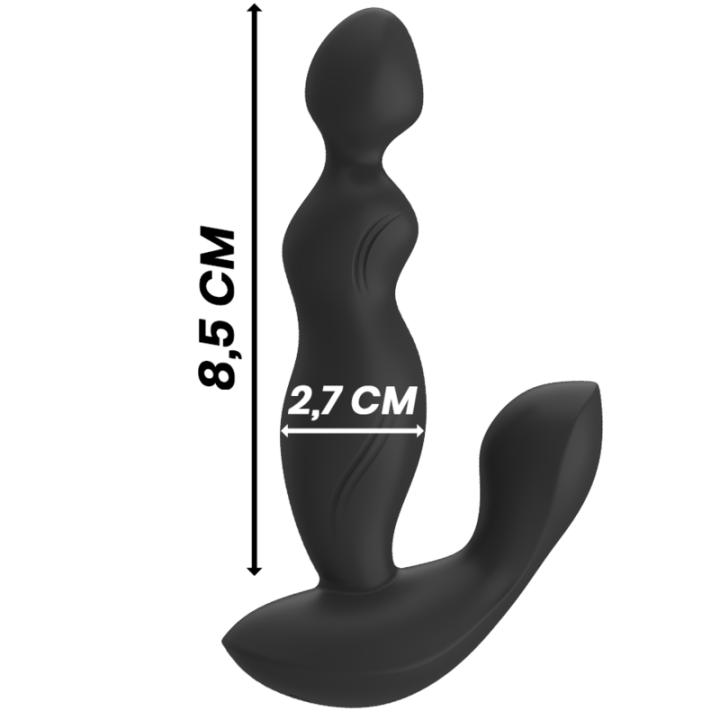Cora Anal Plug Silikon mit Fernbedienung von Black&Silver | Fesselliebe.de