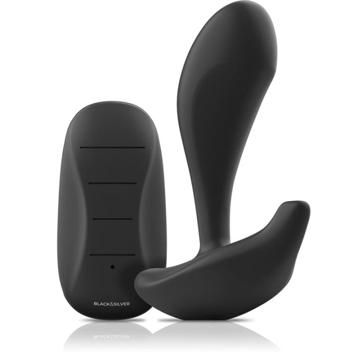 Dwayne Anal Plug Silikon mit Fernbedienung von Black&Silver | Fesselliebe.de