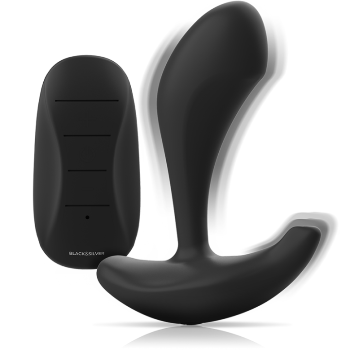 Dwayne Anal Plug Silikon mit Fernbedienung von Black&Silver | Fesselliebe.de