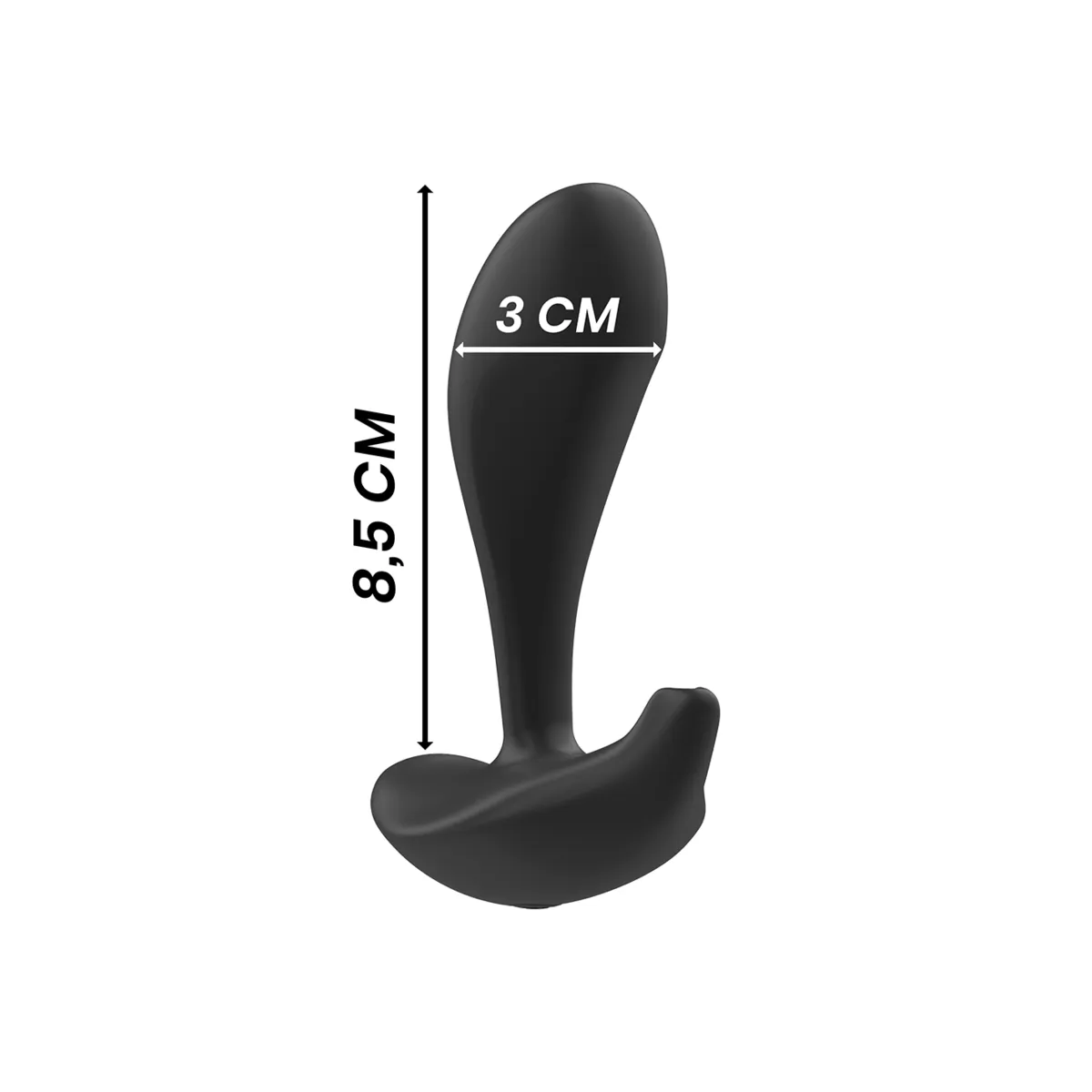 Dwayne Anal Plug Silikon mit Fernbedienung von Black&Silver | Fesselliebe.de