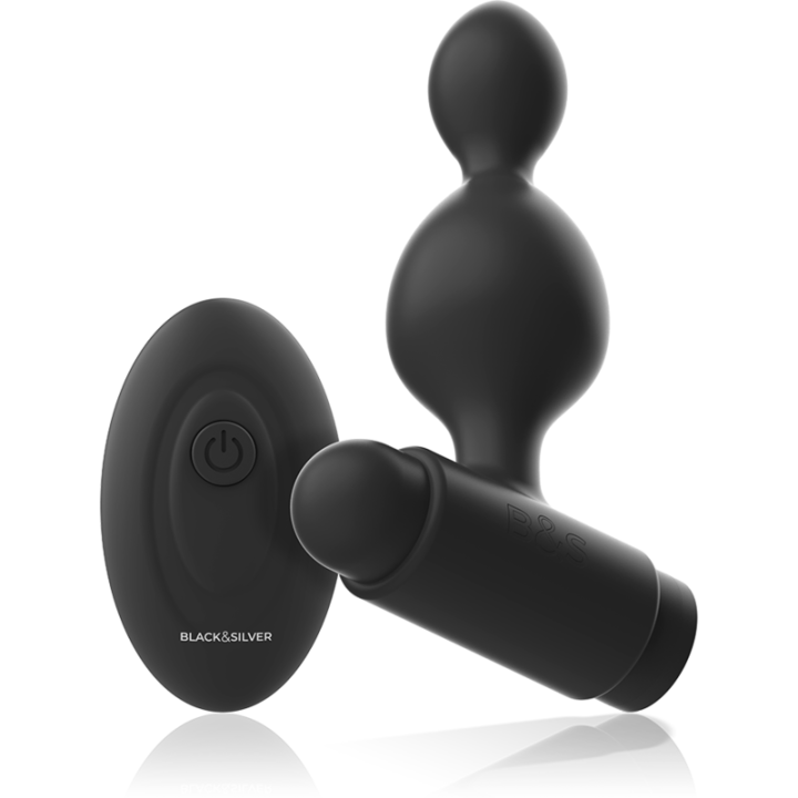 Tucker Kleine Analstecker aus Silikon mit Fernbedienung von Black&Silver | Fesselliebe.de